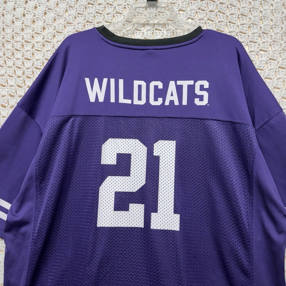 Kansas State Wildcats Jersey Mens 2XL Purple NCAA Football Russell Athletic - Picture 3 of 9